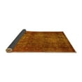 thumbnail image 2 of Ahgly Company Indoor Square Abstract Yellow Modern Area Rugs, 7' Square, 2 of 4