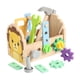 thumbnail image 3 of Juego de herramientas para niños, juguete de viaje, construcción, formas, reconocimiento de colores, tuercas y tornillos, herramientas de madera para, 3 of 9