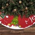 thumbnail image 2 of JOOCAR Christmas Tree Skirt, 48 Inch Christmas Tree Skirt, Santa Drives Train Deer Penguin Merry Christmas Tree Skirt for Christmas Tree Decoration Home Christmas Party Decoration, 2 of 5