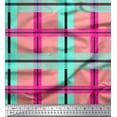 thumbnail image 1 of Soimoi Cotton Cambric Fabric Check Check Printed Fabric 1 Yard 42 Inch Wide, 1 of 3