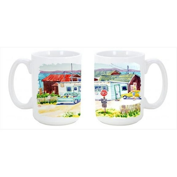 Seafood Shack for fresh shrimp Dishwasher Safe Microwavable Ceramic Coffee Mug