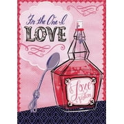 For the One I love Valentine's Day Greeting Card w/Envelope