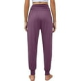 thumbnail image 3 of BLVB Women's Yoga Joggers Cozy Sweatpants with Pockets Casual Loose Comfy High Waisted Lounge Pants Trousers, 3 of 6