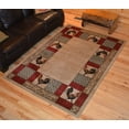 thumbnail image 2 of Mayberry Rug AD6732 5X8 5 ft. 3 in. x 7 ft. 3 in. American Destination Barnyard Area Rug, Ivory, 2 of 5