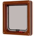 thumbnail image 1 of Cat Mate Lockable Cat Flap Brown, 1 of 4