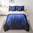 thumbnail image 3 of Erosebridal Gamepad Bed in a Bag Twin size for Teens, Geometric Bed Set, Teens Gaming Decor, Reversible 7 Pieces, 3 of 5
