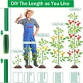 thumbnail image 7 of 90 Pcs Plant Support Set, Climbing Aid for Tomato Plants, Includes 20 Supports, 40 End Caps, 20 Round Buckles and 10 Extensions, Garden Tool Kit, 7 of 7