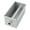 Silver2, variant on Square Bread Loaf Pan with Center Tube 7.09x3.54 Inch Aluminium Alloy Non Stick Cake Bread Baking Pan Dishwasher Safe