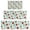 Pioneer Flower Floral-1, variant on Pioneer Flower Floral Print Pattern Kitchen Rugs Sets Of 3,Kitchen Runner Rugs Non Skid Washable,Decorative Kitchen Floor Mats for Kitchen,Sink,Laundry,17X30 Inch   17X47 Inch   17X59 Inch