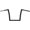 Gloss Black, variant on TODD'S CYCLE 1 1/4" Strip Handlebars Flat Black 14" 0601-3134