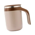 thumbnail image 2 of Taza de café automezcladora automática multiusos portátil con agitador automático Rosa, 2 of 9