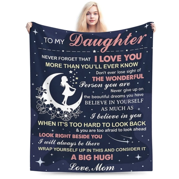 Gifts for Daughter from Mom, Daughter Gifts Blanket for Mothers Day 50x40