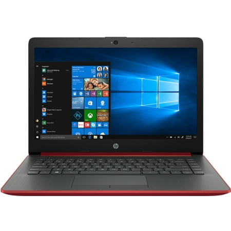 HP 14z High Performanec Laptop in Scarlet Red (AMD E2-9000e Dual-Core Processor, 4GB RAM, 32GB eMMC Storage, 14