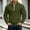 Army Green, variant on Men Quarter Zip Pullover Sweatshirt Slim Long Sleeve Lapel Fashion Fall Casual Daily Tops Army Green L
