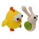 thumbnail image 1 of 2x Kit de crochet para principiantes Kit de crochet para manualidades de costura Kit de crochet para muñecas Paquete de inicio Caracoles pollitos, 1 of 9