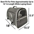 thumbnail image 5 of Mr. Peanut's Monterey Series Convertible Backpack Airline Approved Pet Carrier, 5 of 8