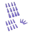 thumbnail image 2 of Fiudx Uñas Postizas Brillantes, 24 Piezas de Uñas con Acabado de Color Puro, Pegatinas de Fácil Aplicación, Kit de Decoración de Uñas Diy, Uso En Salón de Belleza, Ideal para Principiantes En El Arte, 2 of 2