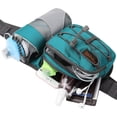 thumbnail image 3 of YUOTO Waist Pack Hydration Running Belt with Water Bottle Holder, Blue, 2 Pack, 3 of 8