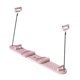 thumbnail image 4 of Soporte para flexiones Ejercicio para músculos del pecho de barra para flexiones de flexiones para gimnasio en casa Rosa, 4 of 8