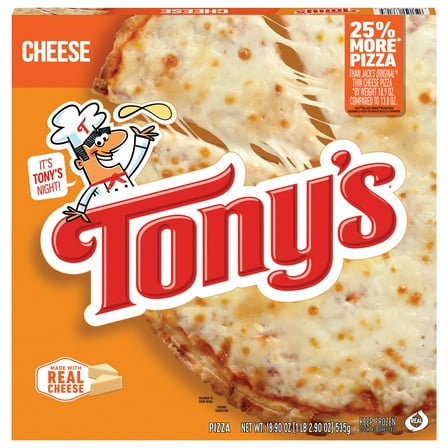 Tony's Cheese Pizzeria Style Crust Frozen Pizza, 18.9 oz