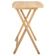 thumbnail image 5 of Mainstays Modern XL Oversized Folding Tray Table, Natural, 5 of 9