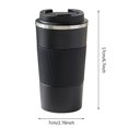 thumbnail image 3 of Aminojy Travel Coffee Cups Insulated Mug Thermal Tumbler To Go With Lid Leak Proof Reusable Stainless Coffee Mug Spill Proof For Hot And Iced Cold Drinks, 3 of 4
