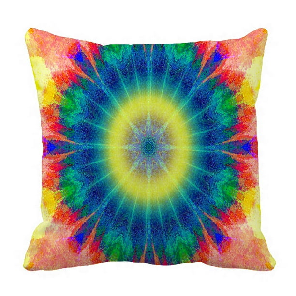 ZKGK Colorful Tie Dye Pillowcase Home Decor Pillow Cover Case Cushion