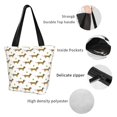 thumbnail image 3 of Bingfone Dachshund Going To Play Tennis Women Shoulder Tote Bags Casual Bag Ladies Shopping Handbag, 3 of 6