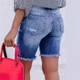 thumbnail image 4 of Seductiva Women's Casual Shorts Women's Denim Shorts Casual Fashion Shorts Hot Pants Jean Shorts for Women Womens Workout Shorts, 4 of 5
