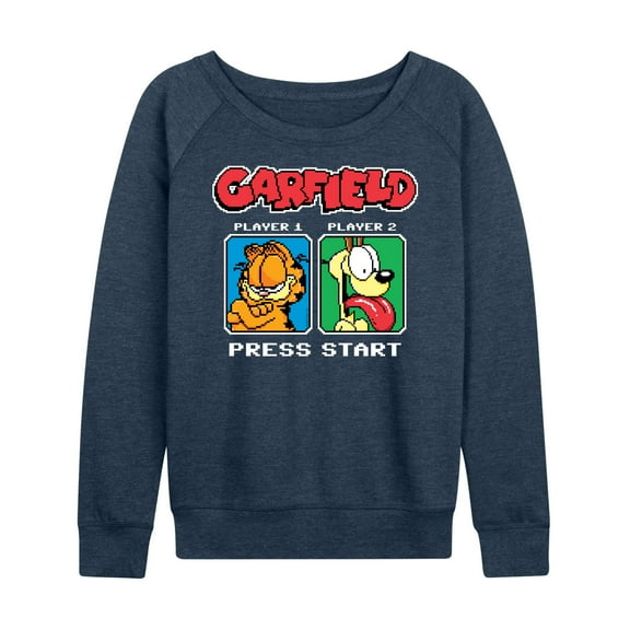 Garfield - Game On - Women's Lightweight French Terry Long Sleeve Shirt