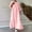 Pink, variant on Beach Dresses for Women Casual Summer Long Sleeve Wedding Season V-Neck Spring Summer Solid Color Flowy Swing Elegant Basic Edition Dresses Party Club Fashion Black 3XL