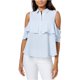 thumbnail image 2 of Blusa de Punto maison Jules con Hombros Descubiertos Mujer Azul Mediana, 2 of 2
