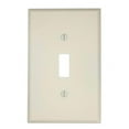 thumbnail image 1 of Toggle Switch Wallplate, Light Almond, 1 of 1