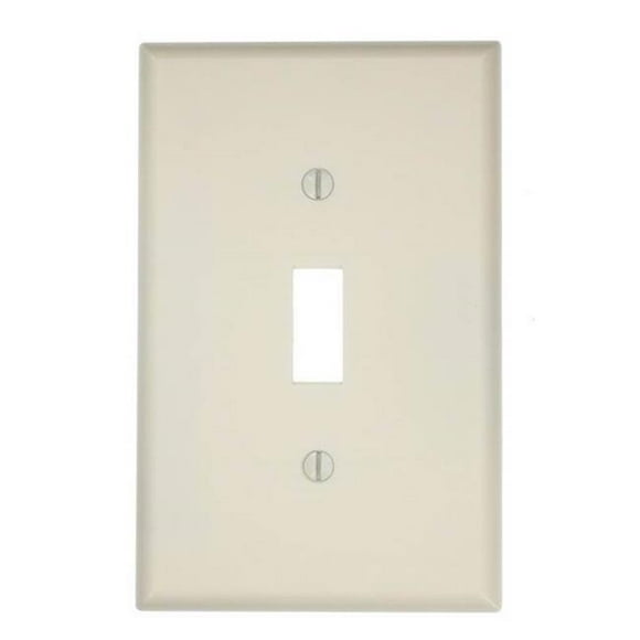Toggle Switch Wallplate, Light Almond