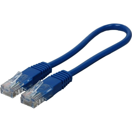 UPC: 0037332125309 | TRIPP LITE N002-001-BL 1 ft. Cat 5E Blue Cat5e 350MHz Molded Patch Cable