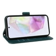 thumbnail image 5 of Allytechgroup For Samsung Galaxy A26 5G Flip PU Leather Wallet Case, Built-in Cash Slot Credit Card Pocket Shock-Absorbent Lightweight Protective Cover with Wrist Strap for Women Girls, Darkgreen, 5 of 9