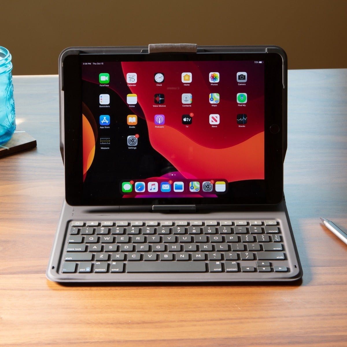 ZAGG Messenger Folio 2 Wireless Keyboard and Case for Apple iPad 11" 11th Gen (A16) and 10.9" 10th Gen