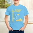 thumbnail image 2 of SUYIDA Boys Excavator Graphic Tee Casual Short Sleeve Top For Outdoor Play And Everyday Summer Wear Ages 3 To 13 Sky Blue,150, 2 of 2