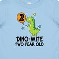 thumbnail image 4 of Inktastic 2nd Birthday Dinosaur Party Two Year Old Boys Baby T-Shirt, 4 of 5