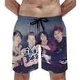 thumbnail image 5 of 5 Seconds of Summer 5Sos Mens Board Shorts Quick Dry Swim Trunk Lightweight Soft Swimsuit Bathing Suit for Boys L, 5 of 8