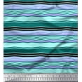 thumbnail image 1 of Soimoi Velvet Fabric Abstract Stripe Printed Fabric 1 Yard 58 Inch Wide, 1 of 1