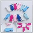 thumbnail image 4 of Zoyueyie 100pcs Creative Wooden Fish Ocean Themed DIY Fish Design Decors for Children, 4 of 10