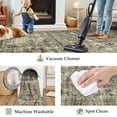 thumbnail image 4 of BERTHMEER 2'x6' Washable Runner Rugs for Hallway Kitchen Entryway Doormats indoor Non-slip, Brown, 4 of 6