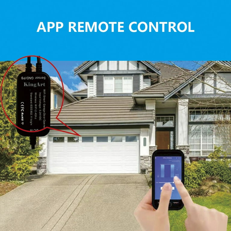 Remote Controller Wifi Garage Door Opener Google Home Smart WiFi