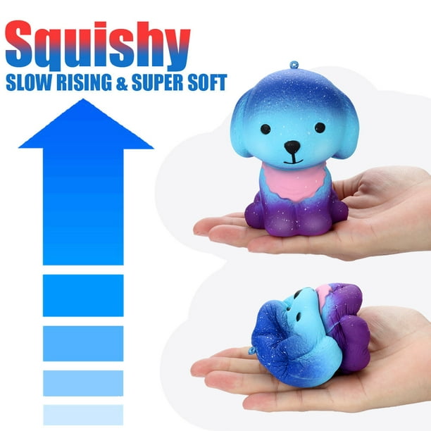 Antistress Squishy Animales Rabbit Galaxy Simulated Animal Doll Slow Rising  Bread Scented Squeeze Toy Stress Relief Fun for Kid