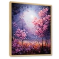 thumbnail image 2 of Designart "Lilacs Lilac Charm II" Floral Floater Framed Canvas Print, 2 of 7