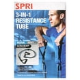thumbnail image 3 of SPRI 3-in-1 Resistance Tube Kit, Includes 3 Levels of Resistance, Exercise Band Kit, 3 of 8