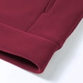 thumbnail image 6 of qafoshin Men's Fleece Jacket Oversized Long Sleeve Stand Collar Coat Casual Solid Color Full Zip Fall Winter Outerwear, 6 of 7