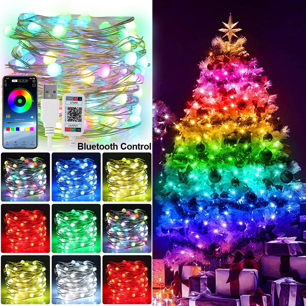 LHomeove Bluetooth Control Dreamcolor LED String Light 5M/10M 50-100LED Smart Fairy String Lights For Home Christmas Decor LHomeove Bluetooth Control Dreamcolor LED String Light 5M/10M 50-100LED Smart Fairy String Lights For Home Christmas Decor