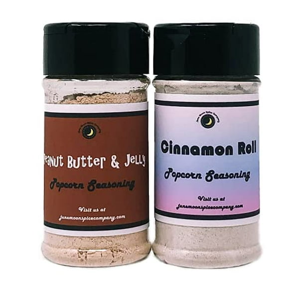 Premium POPCORN SEASONING Variety 2 Pack Cinnamon Roll Frosting